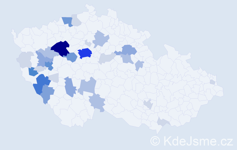 Příjmení: 'Sejpka', počet výskytů 90 v celé ČR