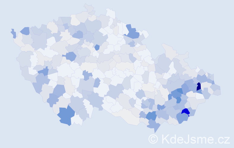 Příjmení: 'Petrášová', počet výskytů 1343 v celé ČR