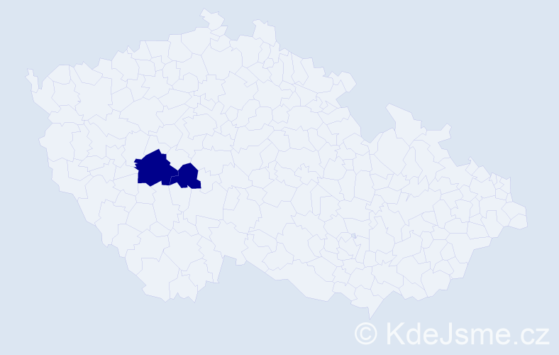 Příjmení: 'Pichik', počet výskytů 2 v celé ČR