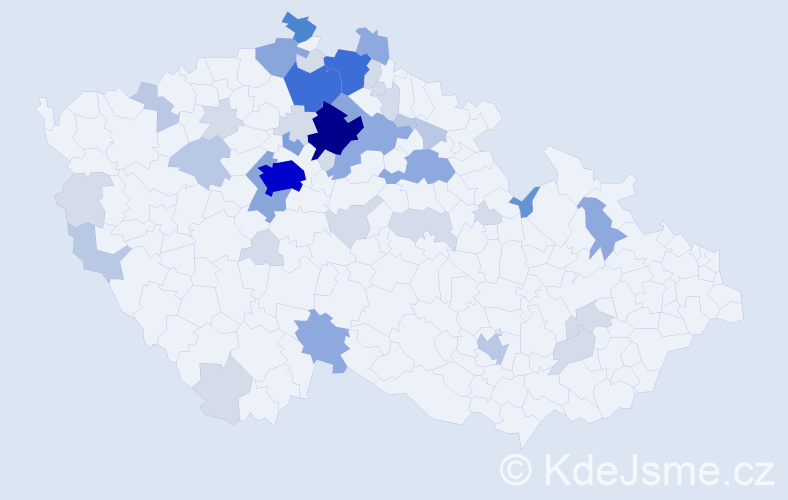 Příjmení: 'Vyšohlídová', počet výskytů 132 v celé ČR