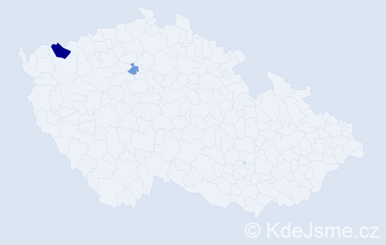Příjmení: 'Golubič', počet výskytů 4 v celé ČR