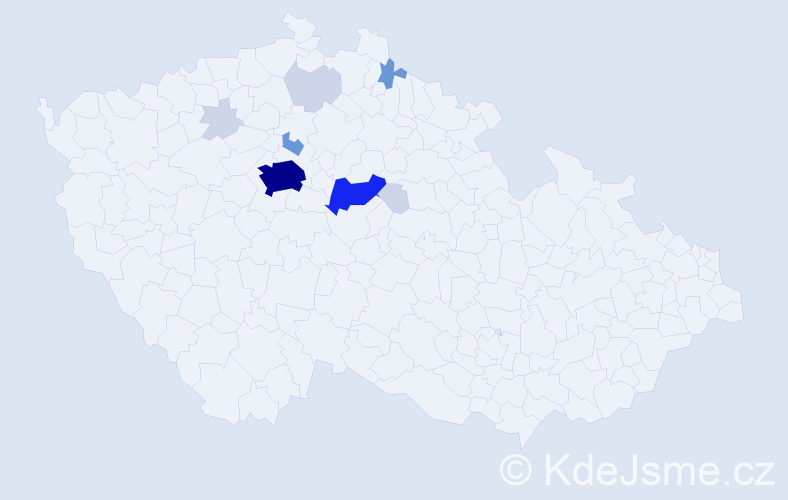 Příjmení: 'Batyiová', počet výskytů 37 v celé ČR