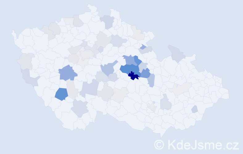 Příjmení: 'Cimburek', počet výskytů 164 v celé ČR