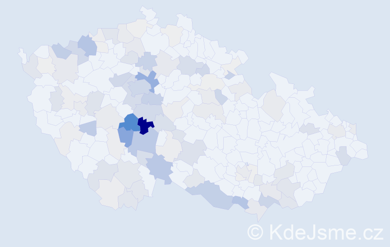 Příjmení: 'Bursíková', počet výskytů 376 v celé ČR