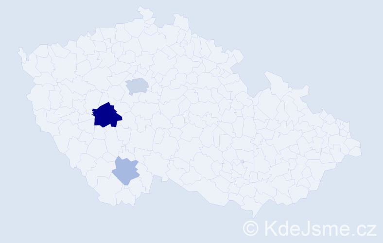 Příjmení: 'Piazzová', počet výskytů 8 v celé ČR