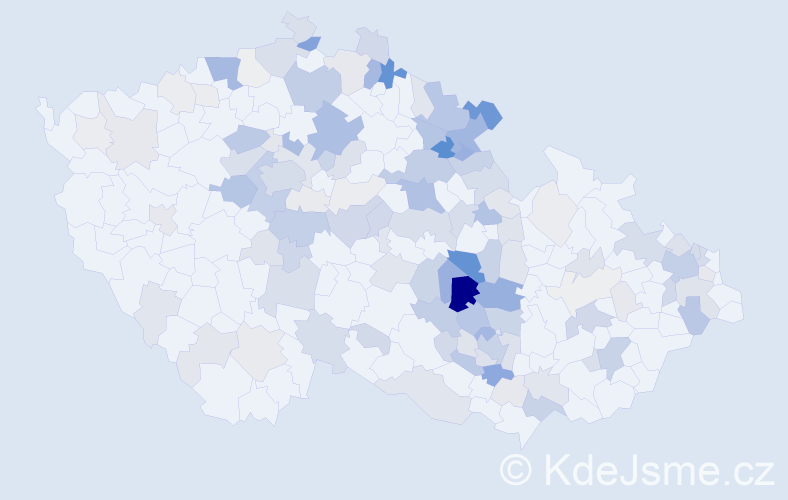 Příjmení: 'Just', počet výskytů 478 v celé ČR