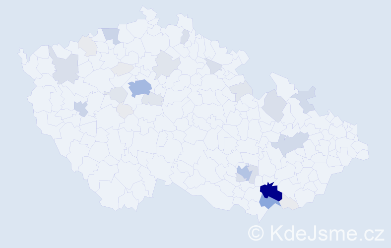 Příjmení: 'Neduchal', počet výskytů 142 v celé ČR