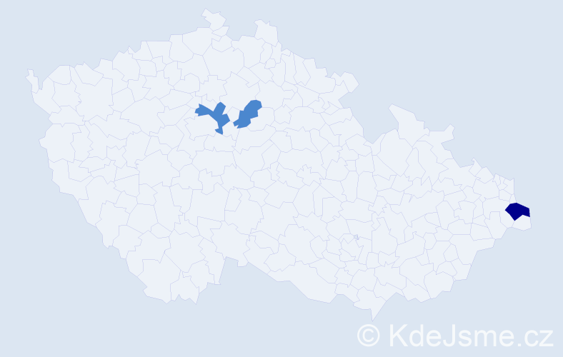 Příjmení: 'Squerziová', počet výskytů 5 v celé ČR