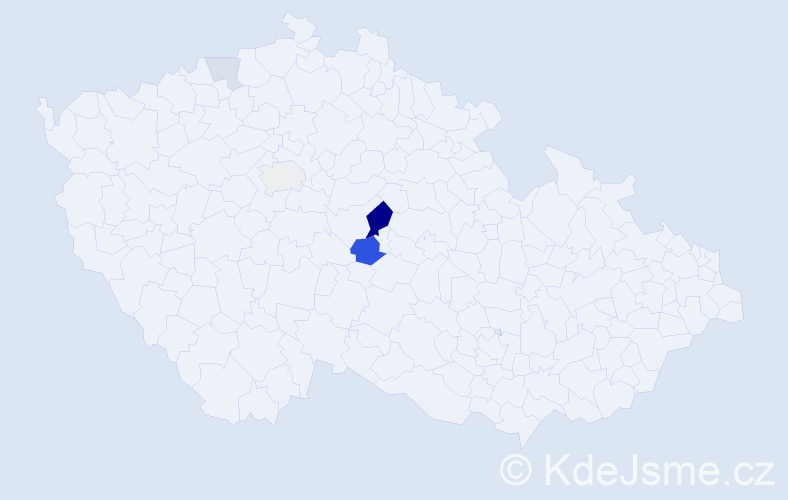 Příjmení: 'Hausdor', počet výskytů 11 v celé ČR