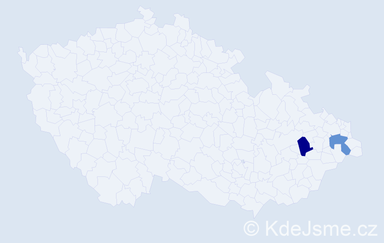 Příjmení: 'Subjak', počet výskytů 2 v celé ČR