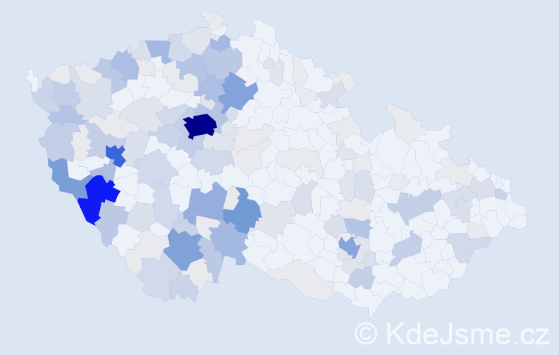 Příjmení: 'Mazancová', počet výskytů 555 v celé ČR