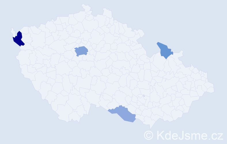 Příjmení: 'Senci', počet výskytů 14 v celé ČR
