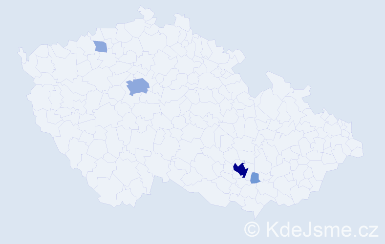 Příjmení: 'Neufeld', počet výskytů 10 v celé ČR