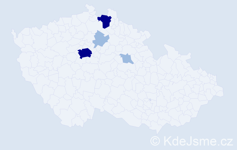 Příjmení: 'Saleychuk', počet výskytů 10 v celé ČR