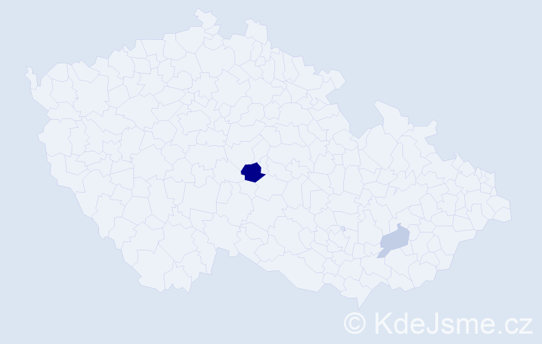 Příjmení: 'Rygailo', počet výskytů 4 v celé ČR