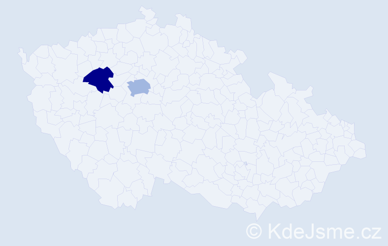 Příjmení: 'Damashevich', počet výskytů 3 v celé ČR
