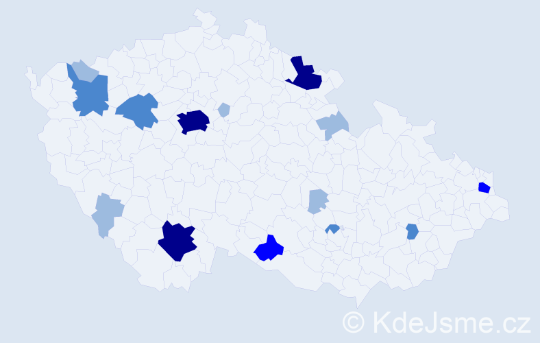 Příjmení: 'Murčo', počet výskytů 31 v celé ČR