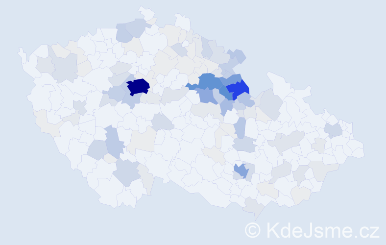 Příjmení: 'Brandejsová', počet výskytů 541 v celé ČR