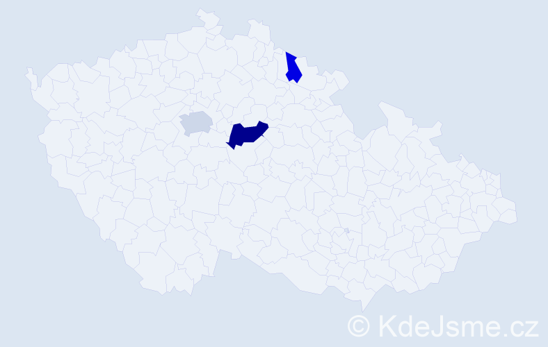 Příjmení: 'Lauschmannová', počet výskytů 6 v celé ČR