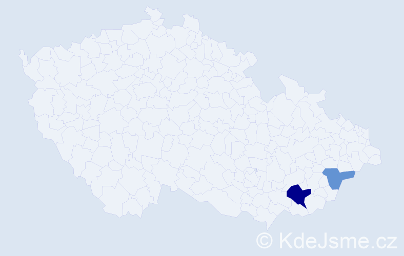 Příjmení: 'Geitler', počet výskytů 4 v celé ČR