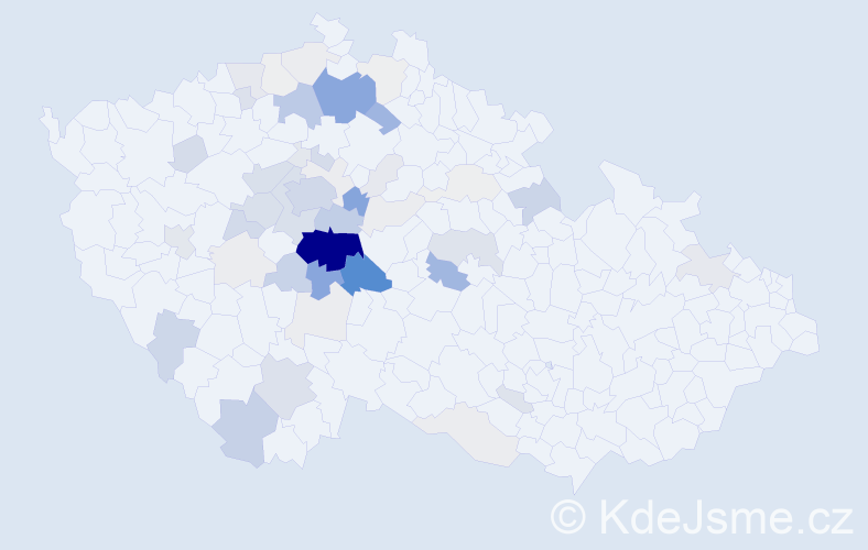 Příjmení: 'Žížalová', počet výskytů 227 v celé ČR