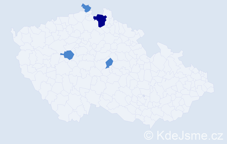 Příjmení: 'Buchholz', počet výskytů 6 v celé ČR