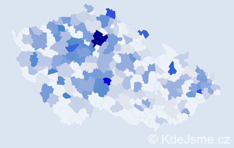 Příjmení: 'Keller', počet výskytů 695 v celé ČR