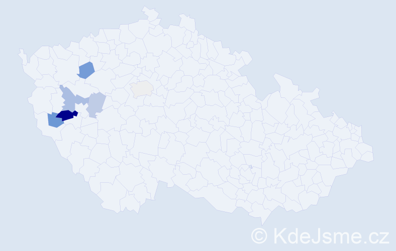 Příjmení: 'Multrus', počet výskytů 20 v celé ČR