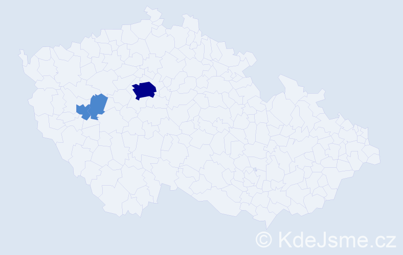 Příjmení: 'Ferschmannová', počet výskytů 5 v celé ČR