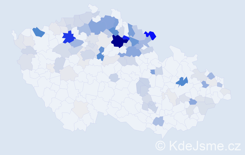 Příjmení: 'Grohová', počet výskytů 301 v celé ČR