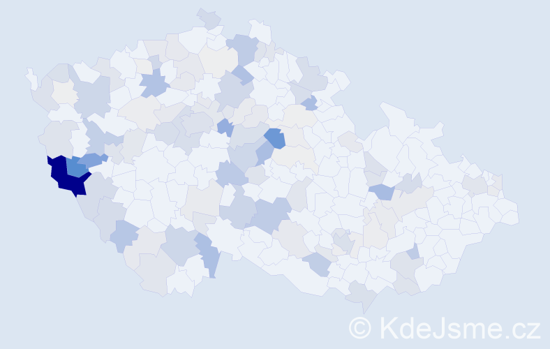 Příjmení: 'Forst', počet výskytů 393 v celé ČR