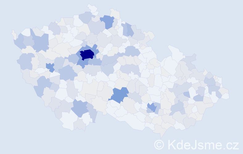 Příjmení: 'Klimentová', počet výskytů 924 v celé ČR