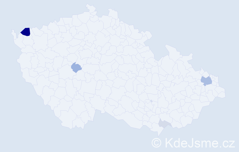 Příjmení: 'Grapa', počet výskytů 14 v celé ČR