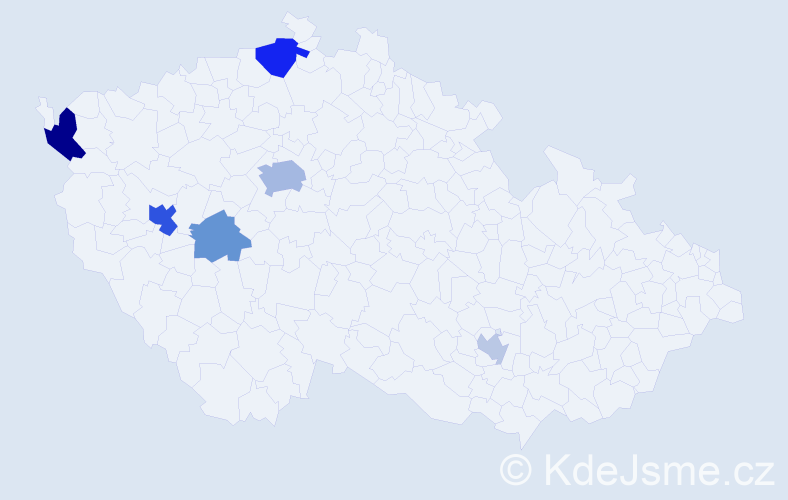 Příjmení: 'Grünberg', počet výskytů 13 v celé ČR