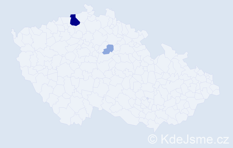 Příjmení: 'Nerlinger', počet výskytů 8 v celé ČR