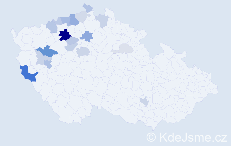 Příjmení: 'Pihrt', počet výskytů 58 v celé ČR