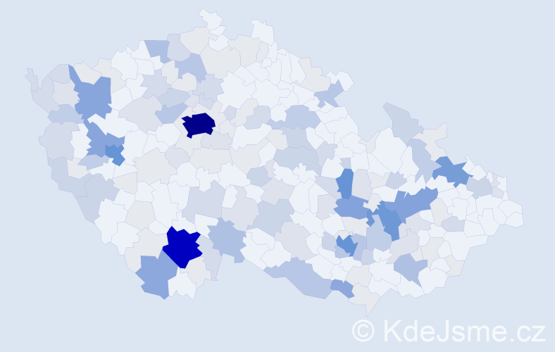 Příjmení: 'Schuster', počet výskytů 502 v celé ČR