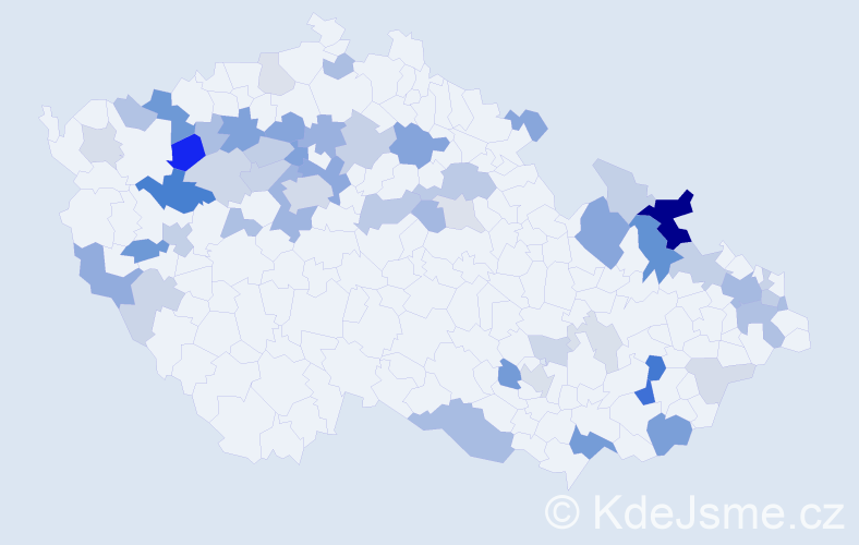 Příjmení: 'Repka', počet výskytů 134 v celé ČR