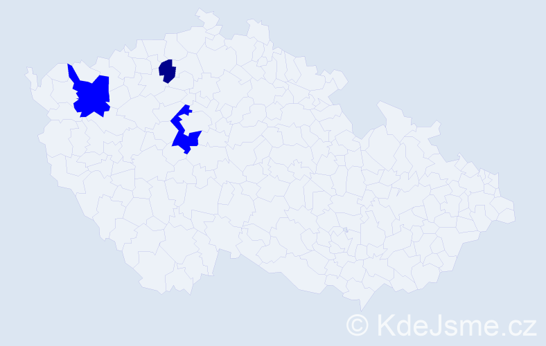 Příjmení: '"Nguyen Tai"', počet výskytů 4 v celé ČR