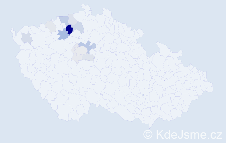 Příjmení: 'Elmanová', počet výskytů 39 v celé ČR