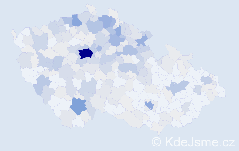 Příjmení: 'Matouš', počet výskytů 1165 v celé ČR