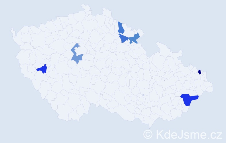 Příjmení: 'Čenková', počet výskytů 12 v celé ČR
