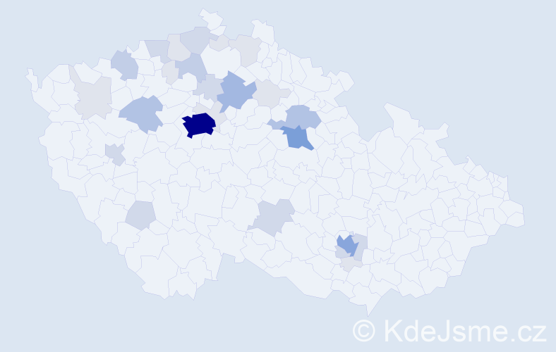 Příjmení: 'Ilkiv', počet výskytů 89 v celé ČR
