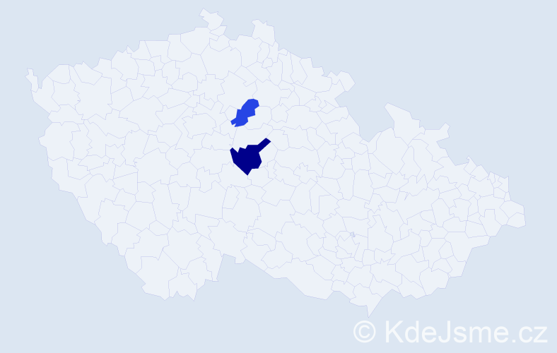 Příjmení: 'Berzati', počet výskytů 3 v celé ČR