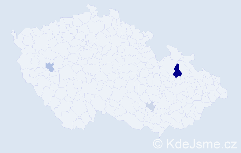 Příjmení: 'Bräu', počet výskytů 3 v celé ČR