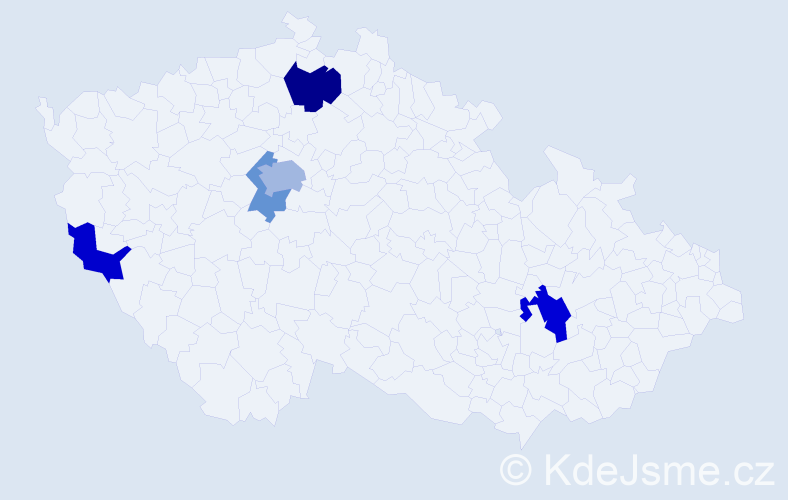 Příjmení: 'Basjuková', počet výskytů 9 v celé ČR