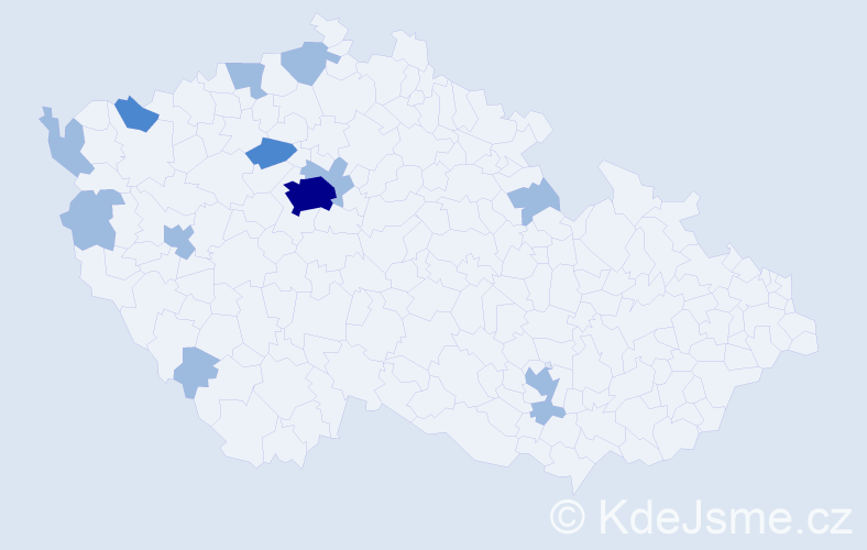 Příjmení: '"Pham Quoc"', počet výskytů 19 v celé ČR