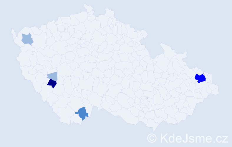 Příjmení: 'Henželová', počet výskytů 11 v celé ČR