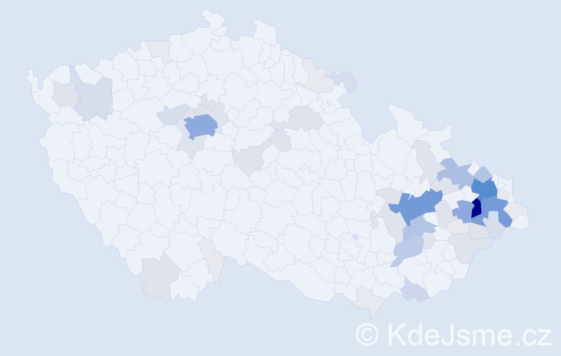 Příjmení: 'Lichnovský', počet výskytů 243 v celé ČR
