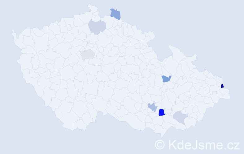 Příjmení: 'Schieblová', počet výskytů 22 v celé ČR